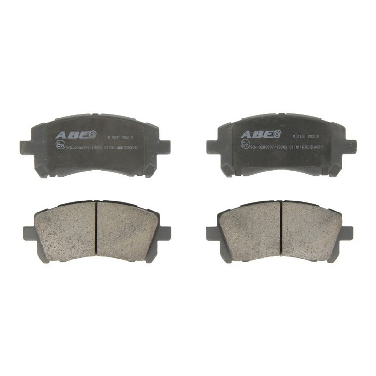 Комплект гальмівних колодок передн , SUBARU FORESTER, IMPREZA, LEGACY II, LEGACY III, LEGACY OUTBACK, OUTBACK 2.0-3.0 03.94-09.13