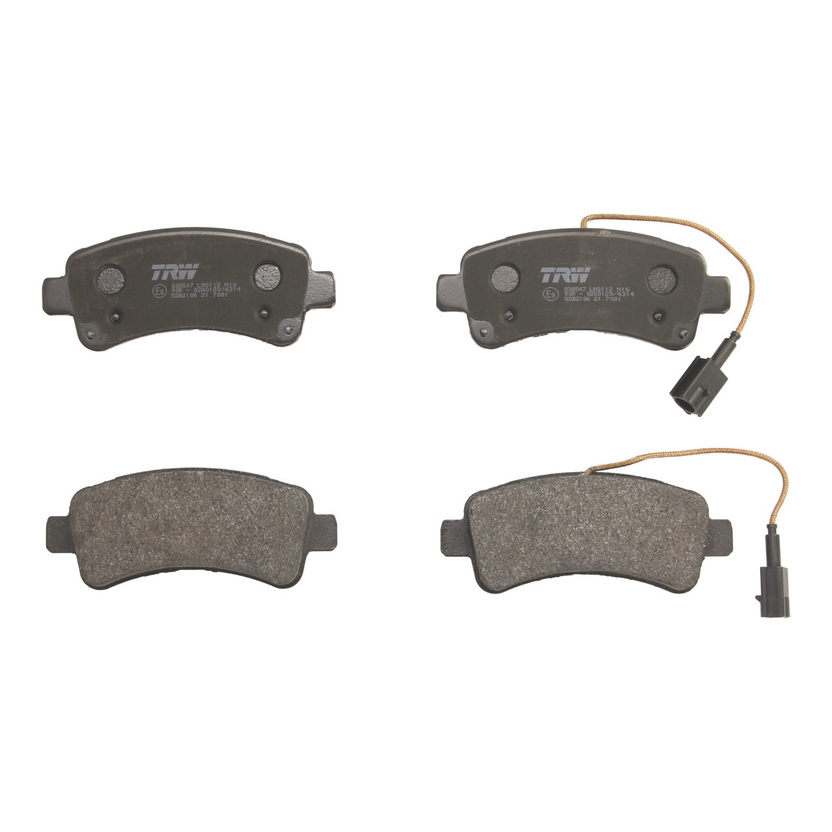 Комплект гальмівних колодок задн , CITROEN JUMPER III, FIAT DUCATO, OPEL MOVANO C, PEUGEOT BOXER 2.0D-Electric 04.06- фото 6