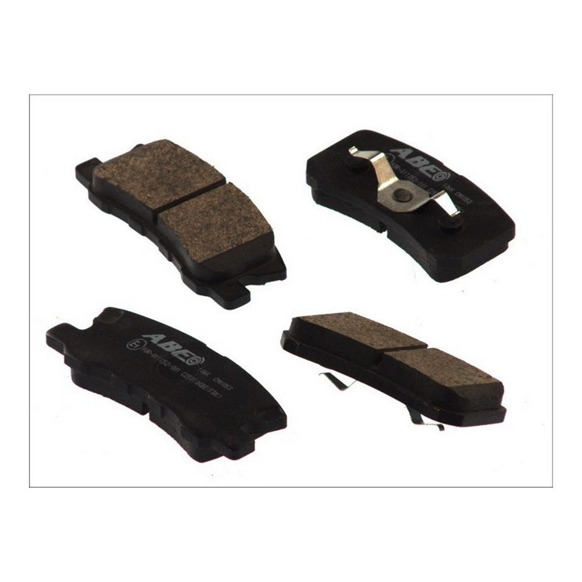 Комплект гальмівних колодок задн , CHRYSLER 200, SEBRING, CITROEN C-CROSSER, C-CROSSER ENTERPRISE, C4 AIRCROSS, DODGE AVENGER, CALIBER, JEEP COMPASS, PATRIOT, LANCIA FLAVIA 1.6-3.8 11.86-