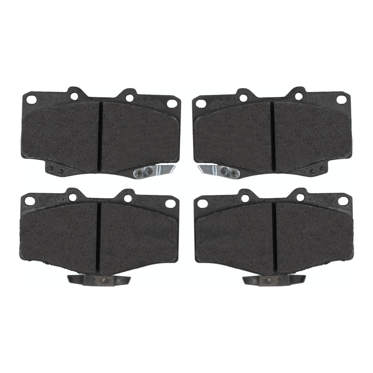 Комплект гальмівних колодок передн , TOYOTA 4 RUNNER I, 4 RUNNER II, 4 RUNNER III, HILUX IV, HILUX V, HILUX VI, HILUX VII, LAND CRUISER, LAND CRUISER 80, LAND CRUISER 90, VW TARO 2.2-4.5 11.84-