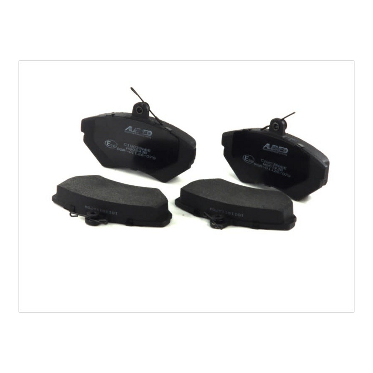 Комплект гальмівних колодок передн , AUDI 80 B4, A4 B5, A4 B6, VW PASSAT B2, PASSAT B5, POLO III CLASSIC, POLO IV, SAVEIRO G1 1.4-2.8 01.81-