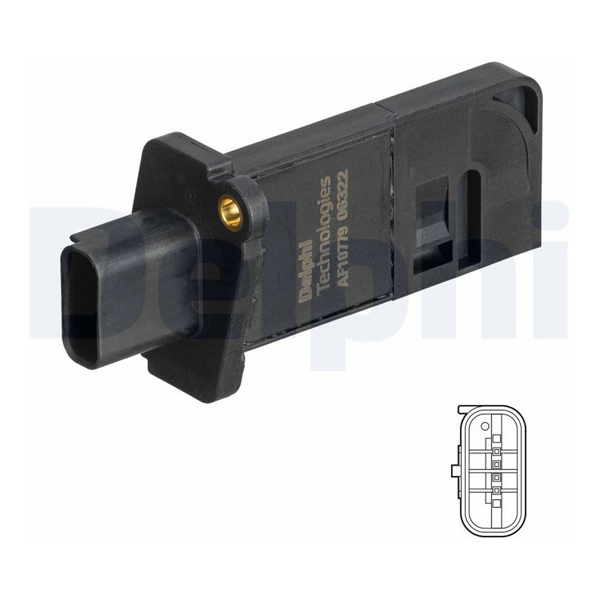 Витратомір повітря (4 pin, картрідж) FORD FOCUS IV, KUGA III, PUMA, TOURNEO CONNECT V408 NADWOZIE WIELKO, TRANSIT CONNECT, TRANSIT CONNECT V408, TRANSIT COURIER V769 1.5D 01.18-