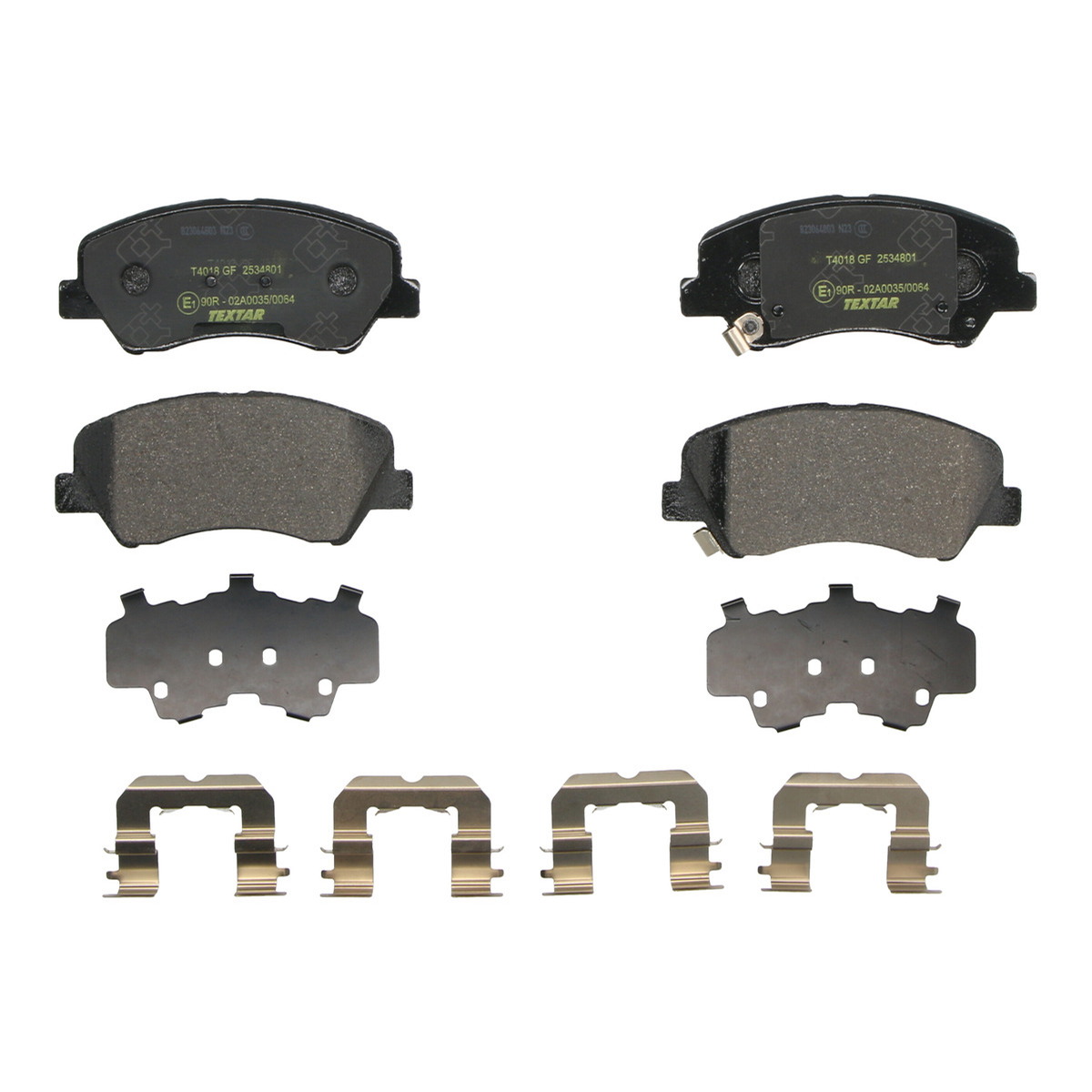 Комплект гальмівних колодок передн , GEELY EMGRAND, HYUNDAI ACCENT IV, ACCENT V, I20 ACTIVE, I20 II, I20 III, SOLARIS, KIA RIO III, RIO IV, STONIC 1.0-1.8ALK 11.10- фото 3