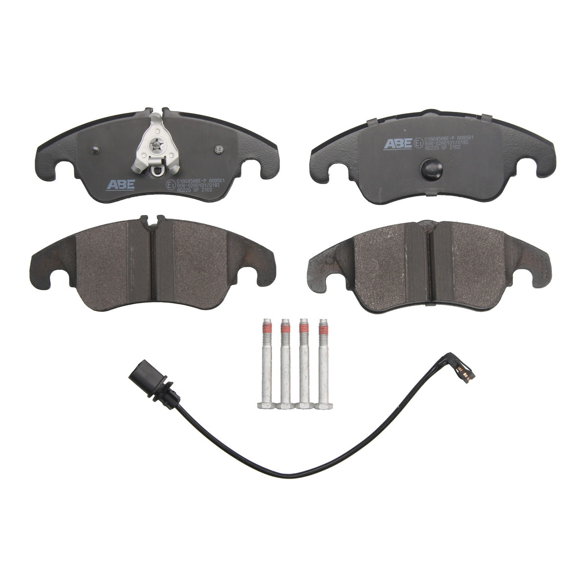 Комплект гальмівних колодок передн , AUDI A4 ALLROAD B8, A4 ALLROAD B9, A4 B8, A5, A6 ALLROAD C7, A6 C7, A7, Q5 1.8-4.2 06.07-