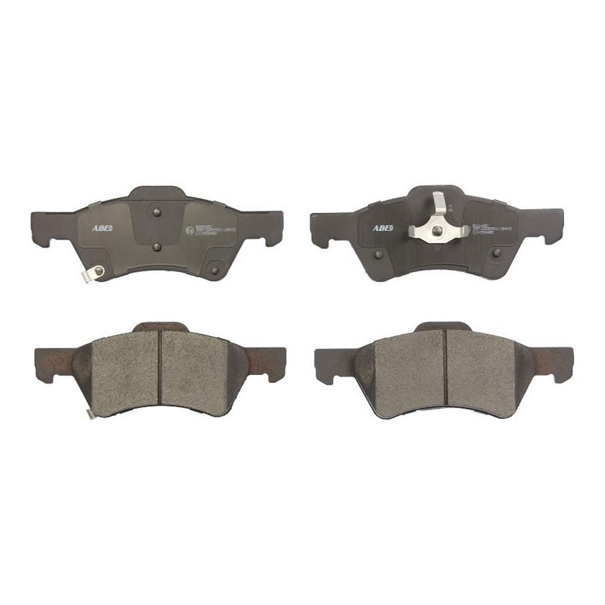 Комплект гальмівних колодок передн , CHRYSLER RAM VAN, VOYAGER III, VOYAGER IV, DODGE CARAVAN, GRAND 2.0-3.8 01.95-07.09
