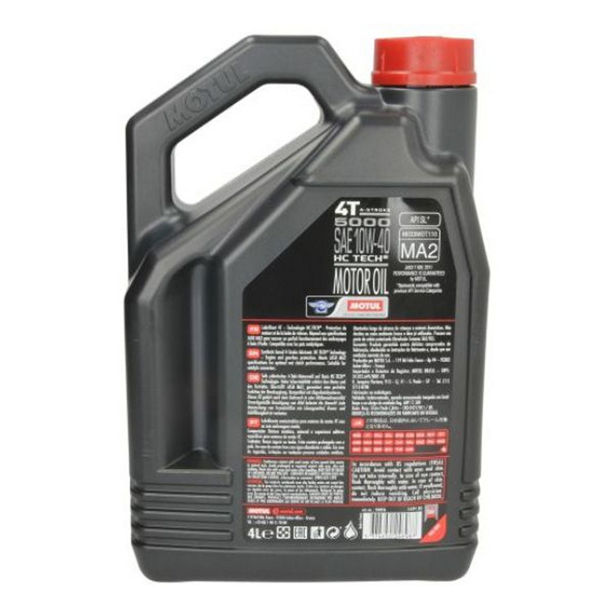 Олива для чотиритактних двигунів MOTUL 5000 10W40 4л Напівсинтетична
