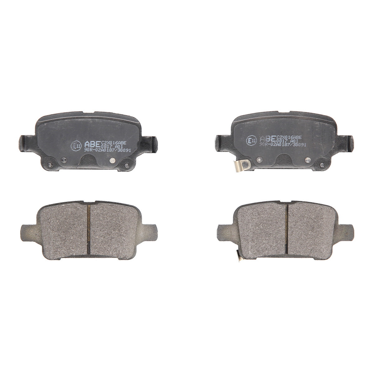Комплект гальмівних колодок задн , CHEVROLET VOLT, OPEL AMPERA-E, ASTRA K, INSIGNIA B, INSIGNIA B COUNTRY, INSIGNIA B GRAND SPORT 1.0-Electric 06.15-