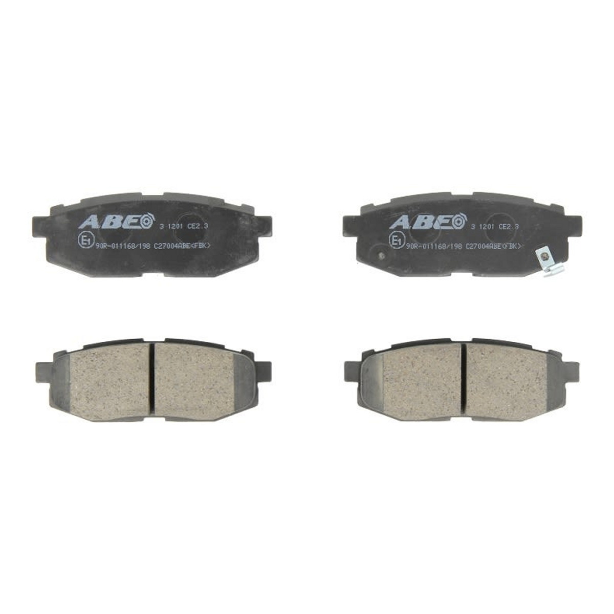 Комплект гальмівних колодок задн , SUBARU BRZ, FORESTER, IMPREZA, LEGACY V, OUTBACK, TRIBECA, TOYOTA GT 86 1.6-3.6 11.01-