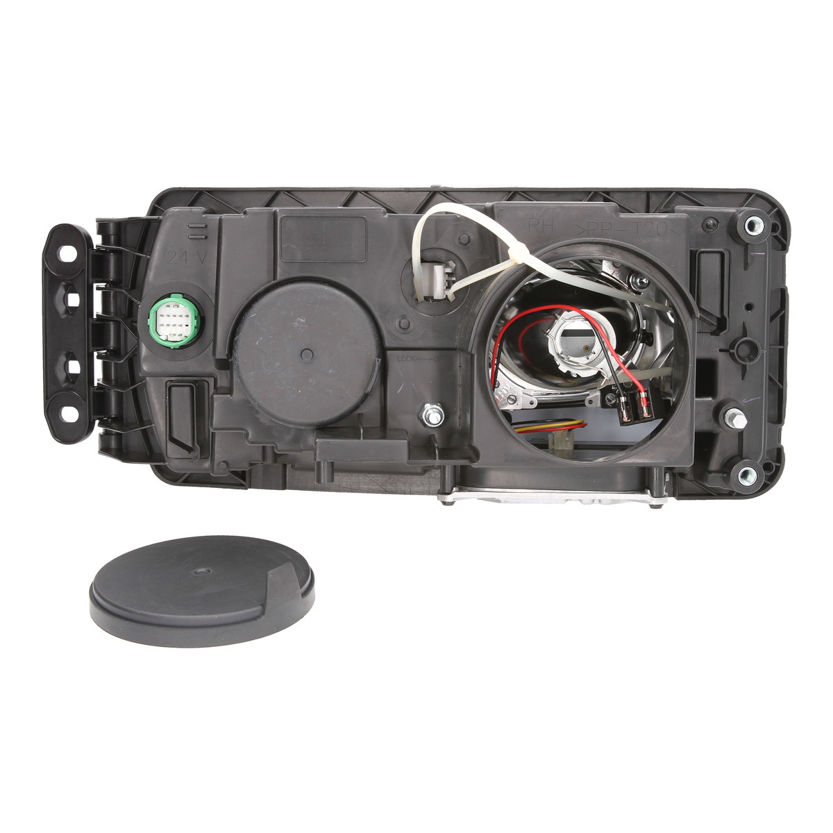 Фара прав (12LED*1WATT/H7, електричн, без мотора, з контролером ECU) IVECO EUROCARGO IV, EUROCARGO V, STRALIS I, STRALIS II 02.02- фото 3