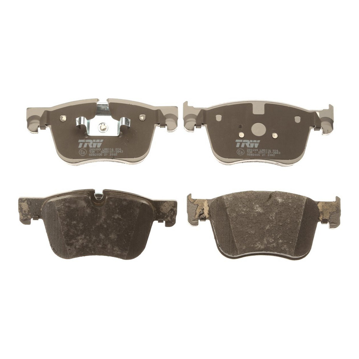 Комплект гальмівних колодок передн , CITROEN C4 GRAND PICASSO II, C4 PICASSO II, C4 SPACETOURER, GRAND C4 SPACETOURER, OPEL GRANDLAND / GRANDLAND X, PEUGEOT 308 II 1.2-2.0D 02.13- фото 7