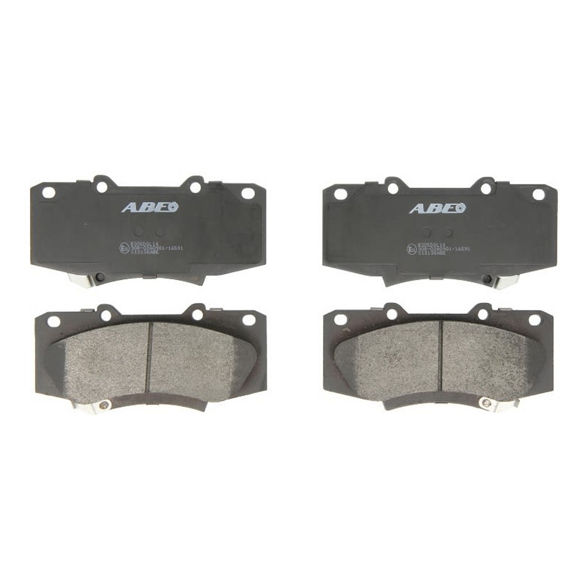 Комплект гальмівних колодок передн , TOYOTA FORTUNER, HILUX VII, HILUX VIII 2.4D-3.0D 06.04-