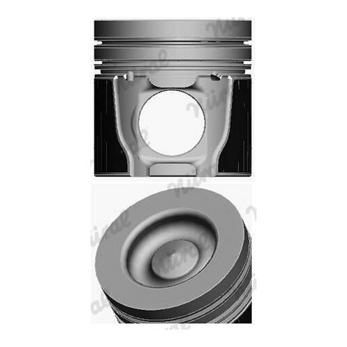 Поршень (діаметр 108мм, STD) RVI MIDLUM, PREMIUM 2, VOLVO 7500, 8500, 8700, 8900, 9400, B6, B7, FE, FE II, FL II, FL III, ABG, MAZ 200, FENDT 900, DEUTZ FAHR AGROTRON X D0826LE522-TCD2013L64V фото 3