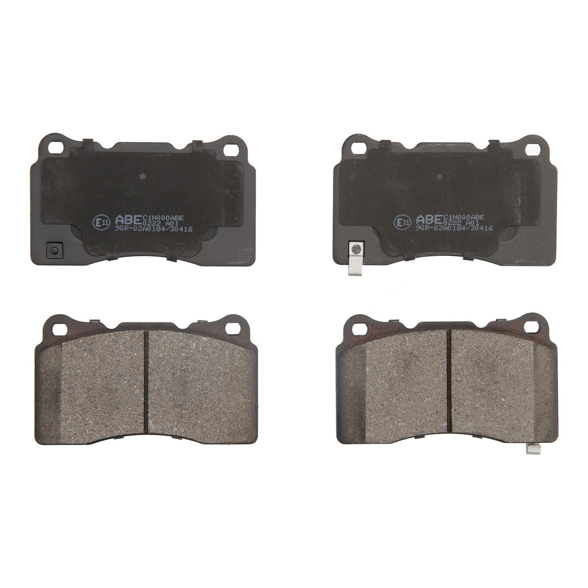 Комплект гальмівних колодок передн , VOLVO S60 I, V70 II, CADILLAC ATS, CHEVROLET CORVETTE, CHRYSLER 300C, DODGE CHALLENGER, CHARGER, VIPER, HONDA CIVIC IX, CIVIC X 1.6-Electric 01.83-