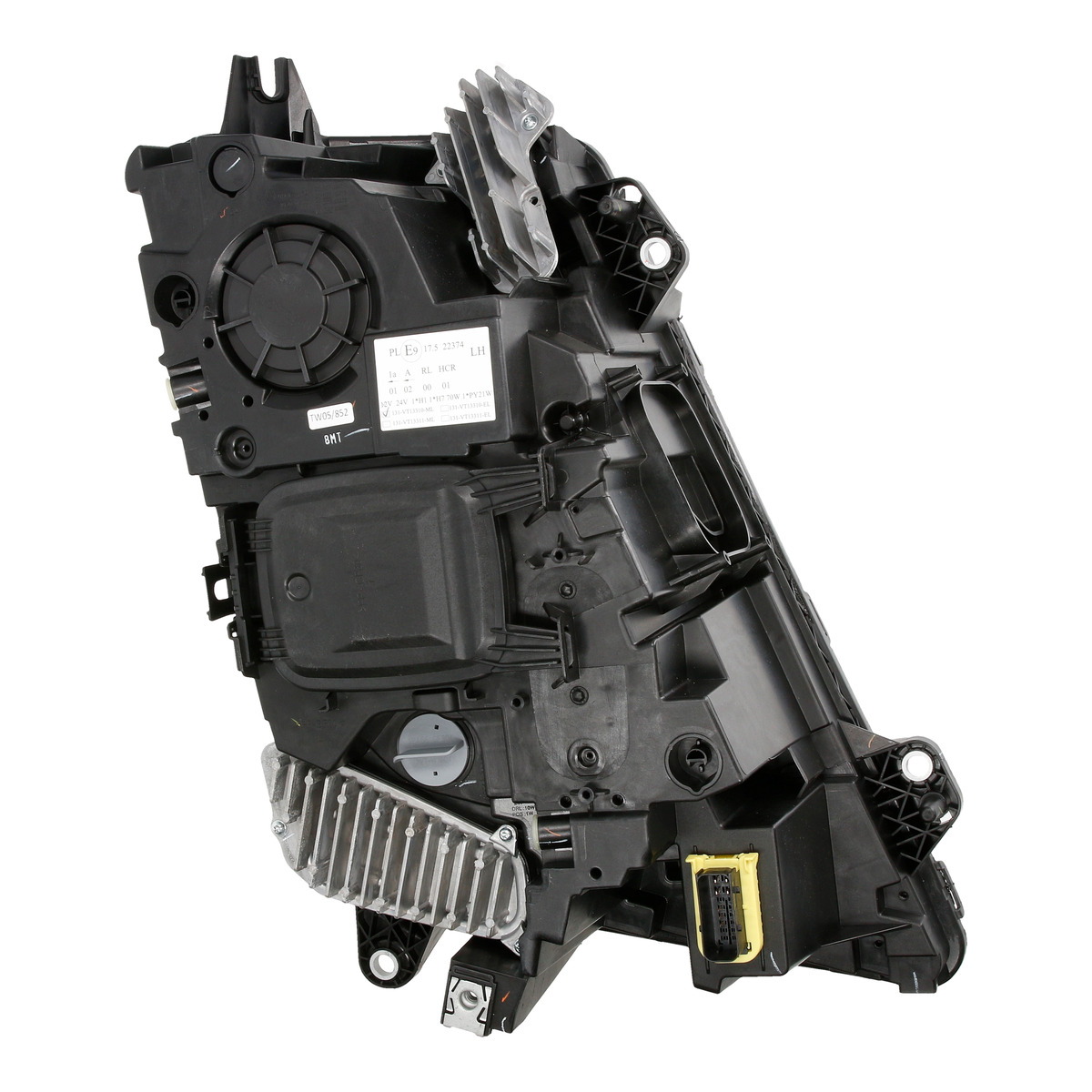 Фара лів (H1/H7/LED/PY21W, ручн, колір відбивача: срібн) VOLVO FH II 01.12- фото 3