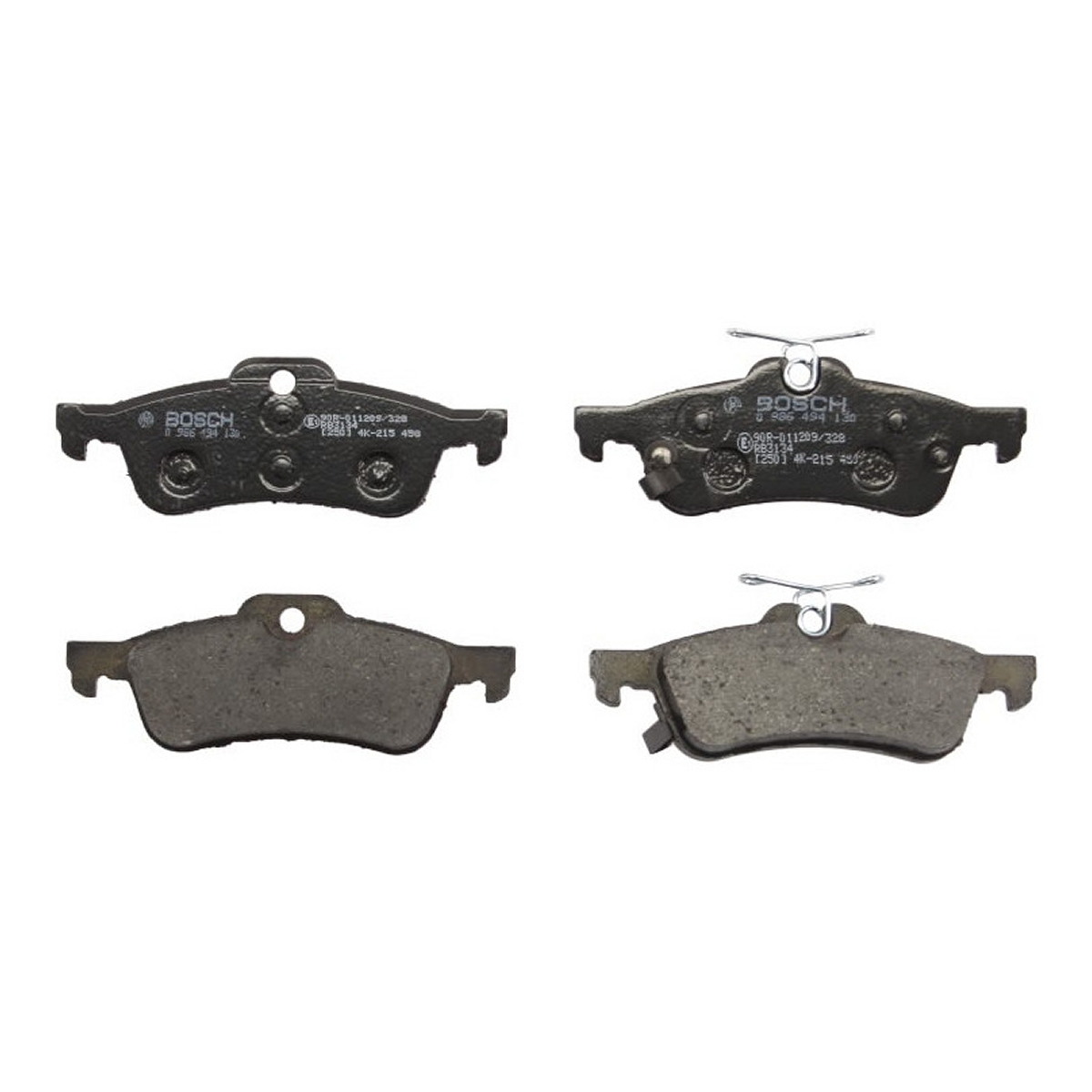 Комплект гальмівних колодок задн , DAIHATSU CHARADE VIII, TOYOTA YARIS 1.0-1.8 01.05-