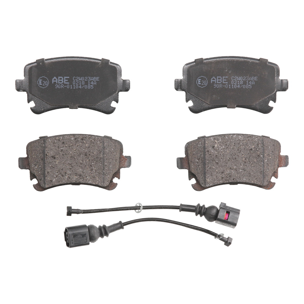 Комплект гальмівних колодок задн , AUDI A4 B6, A4 B7, A4 B8, A6 ALLROAD C6, A6 C5, A6 C6, A8 D3, VW CALIFORNIA T5 CAMPER, CALIFORNIA T6 CAMPER, MULTIVAN T5, MULTIVAN T6 1.9D-Electric 02.97-08.24