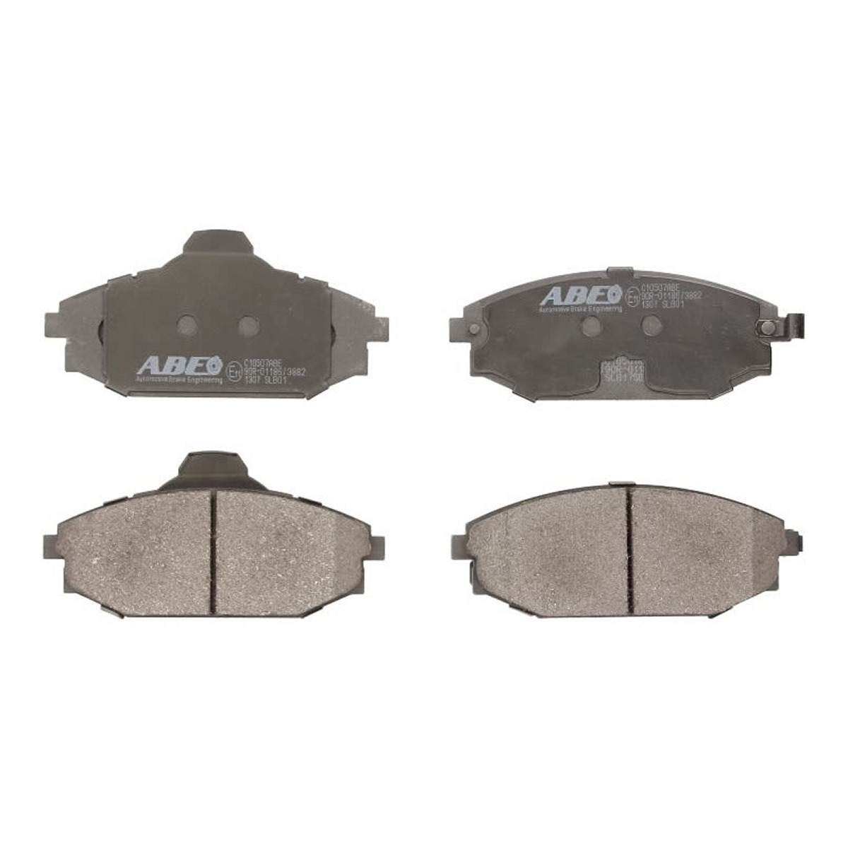 Комплект гальмівних колодок передн , HYUNDAI GALLOPER I, GALLOPER II, TOYOTA HILUX VII 2.5D/2.6D/3.0 08.91-05.15