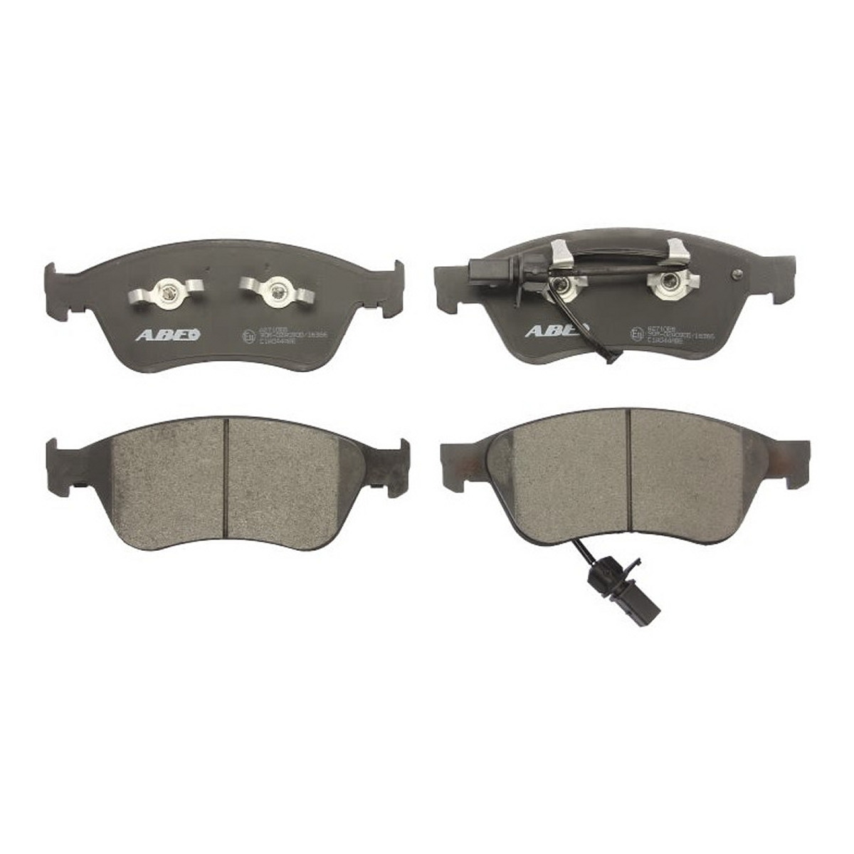 Комплект гальмівних колодок передн , AUDI A6 C6, A8 D2, A8 D3, VW PHAETON 2.0-6.0 03.94-03.16