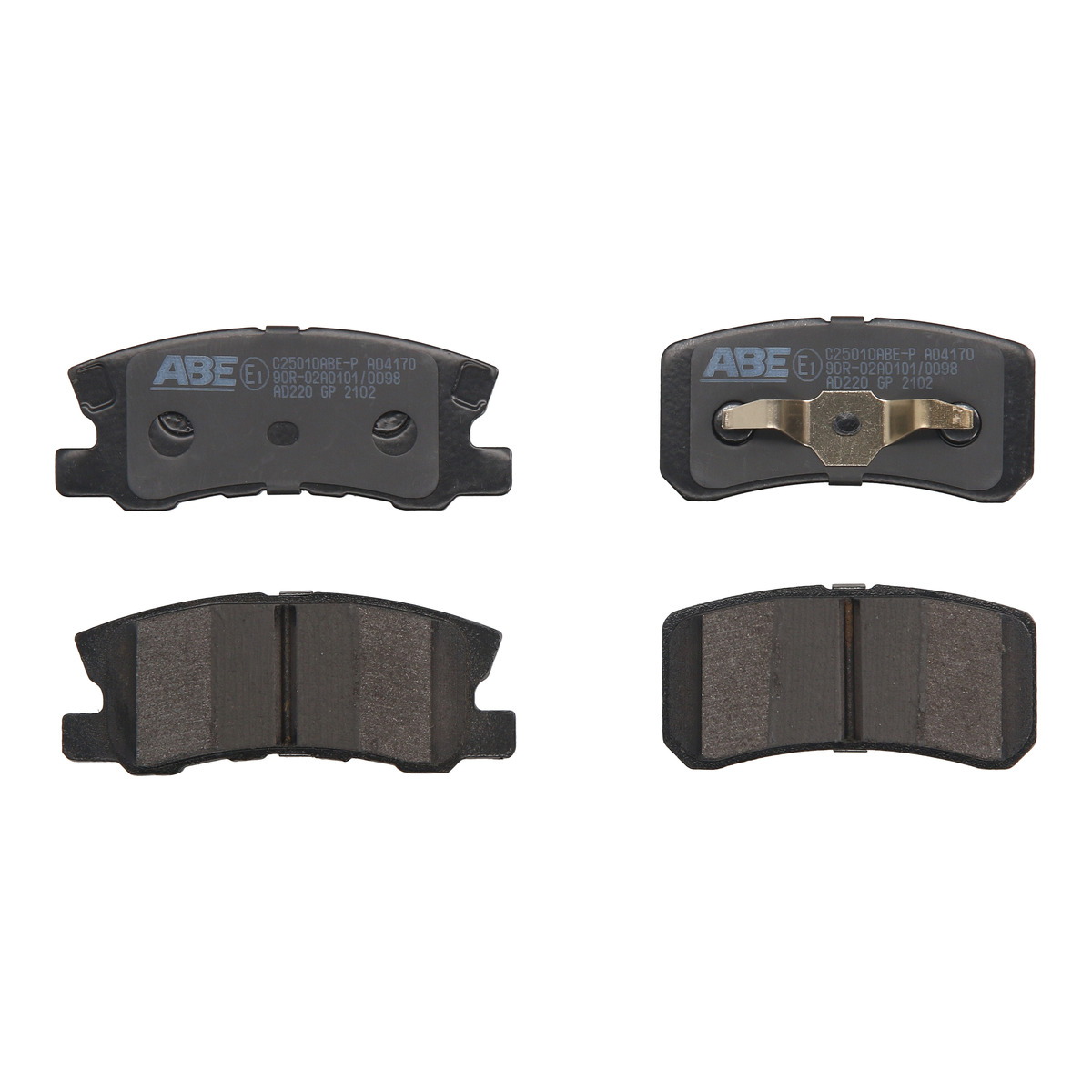 Комплект гальмівних колодок задн , CHRYSLER 200, SEBRING, CITROEN C-CROSSER, C-CROSSER ENTERPRISE, C4 AIRCROSS, DODGE AVENGER, CALIBER, JEEP COMPASS, PATRIOT, LANCIA FLAVIA 1.6-3.8 11.86-