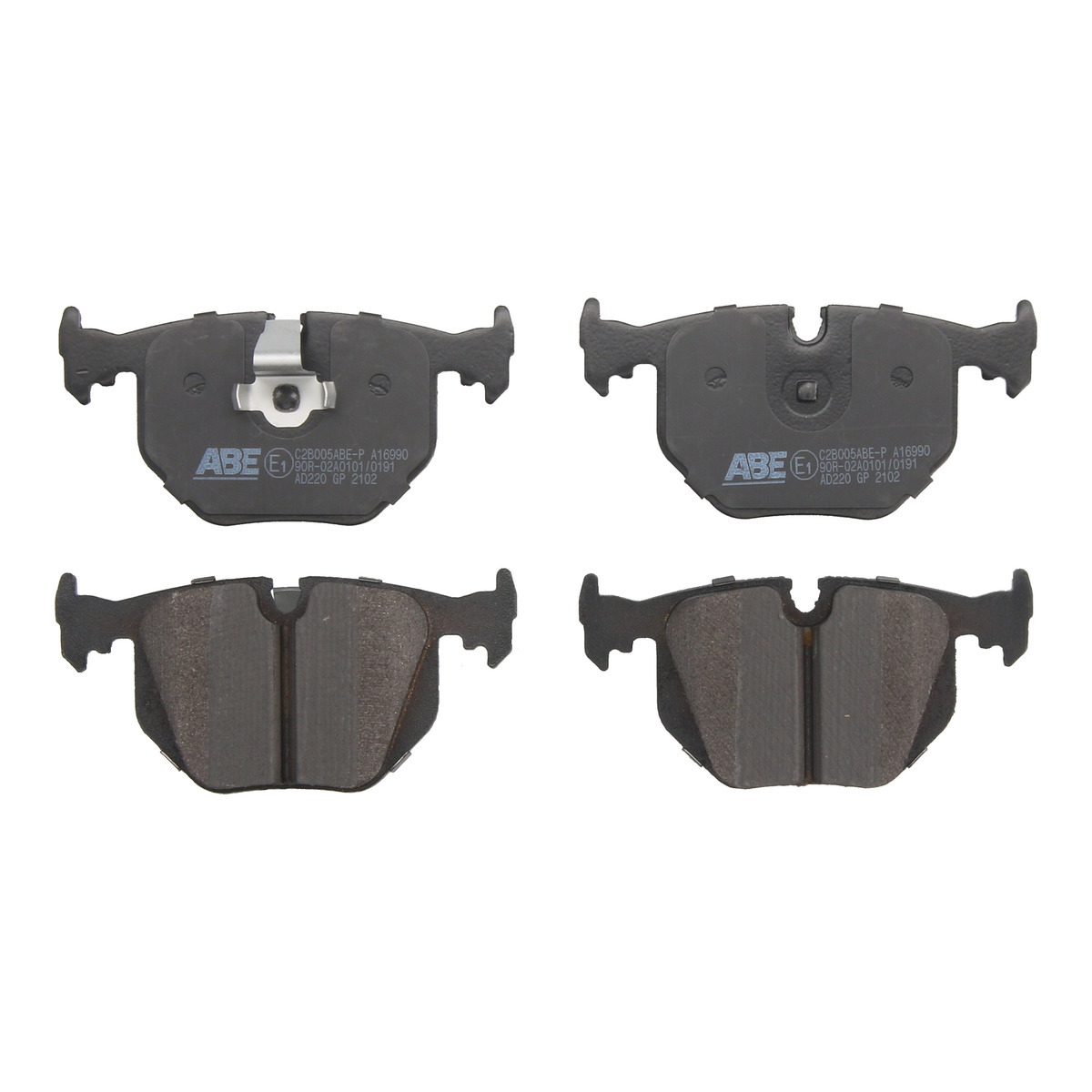 Комплект гальмівних колодок задн , BMW 3 (E46), 5 (E39), 5 (E60), 7 (E38), 7 (E65, E66, E67), X3 (E83), X5 (E53), X6 (E71, E72), Z4 (E85), Z4 (E86), Z8 (E52) 2.0-5.4 03.94-06.14