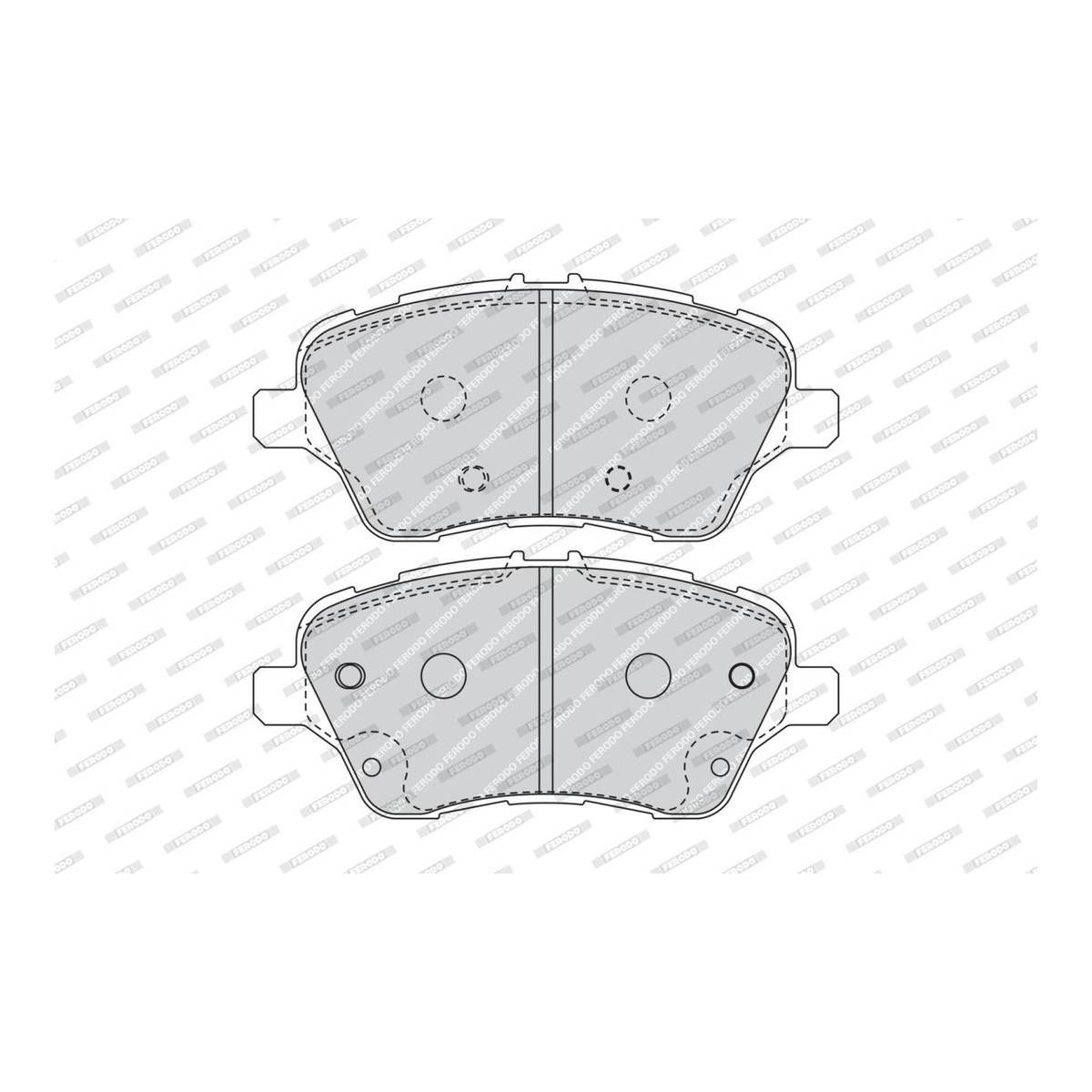 Комплект гальмівних колодок передн , FORD B-MAX, FIESTA, FIESTA VI, TOURNEO COURIER B460, TRANSIT COURIER B460, SUZUKI SWIFT V 1.0-1.6D 01.09- фото 4