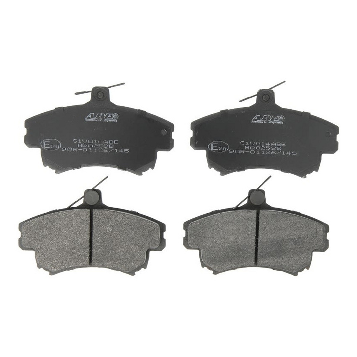 Комплект гальмівних колодок передн , VOLVO S40 I, V40, MITSUBISHI CARISMA, COLT CZC VI, COLT VI 1.3-2.0D 05.95-06.12