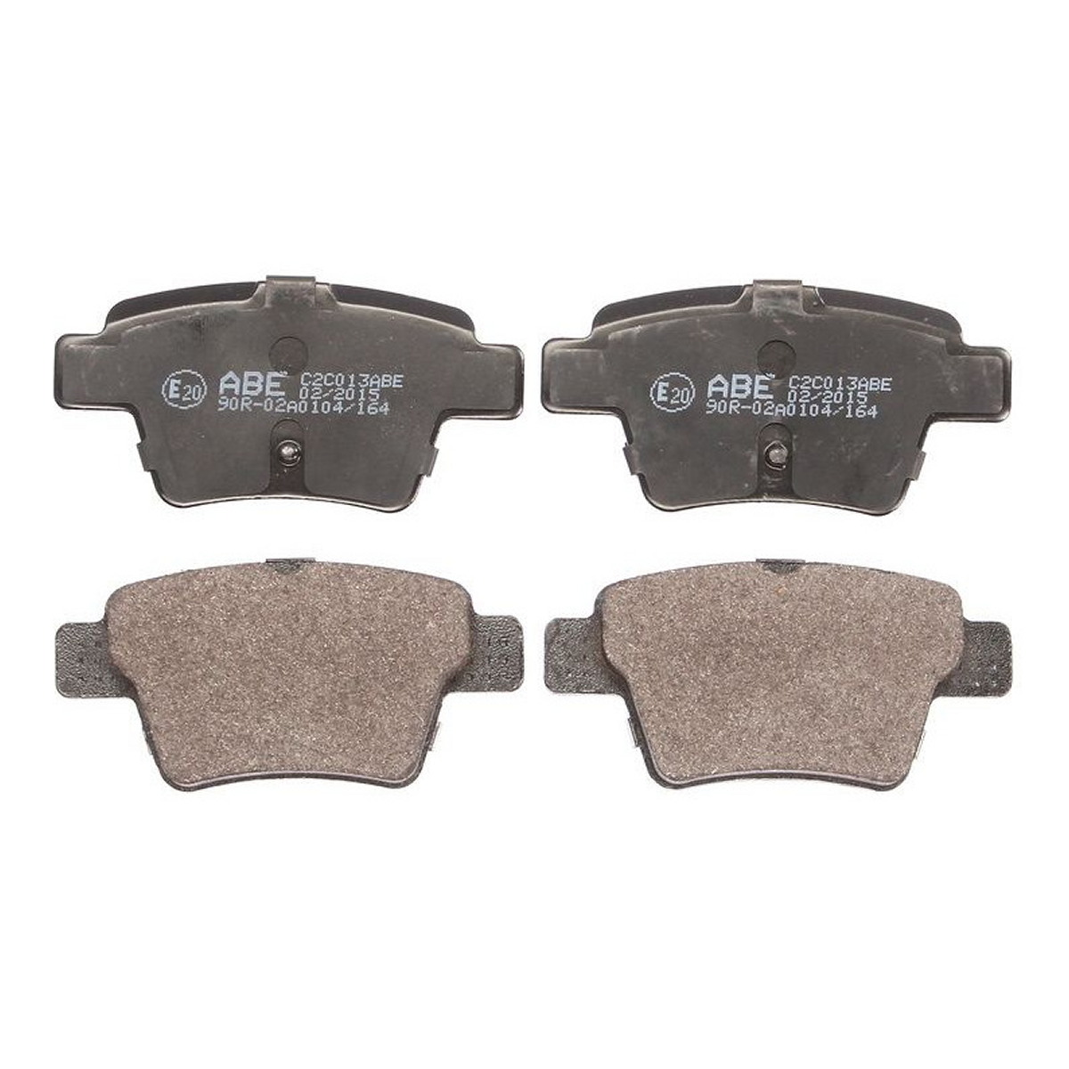 Комплект гальмівних колодок задн , CITROEN C4, C4 GRAND PICASSO I, C4 I, C4 PICASSO I, GEELY EMGRAND, PEUGEOT 207, 307, 405 I, 408, PARTNER, PARTNER TEPEE 1.4-2.0D 07.88-