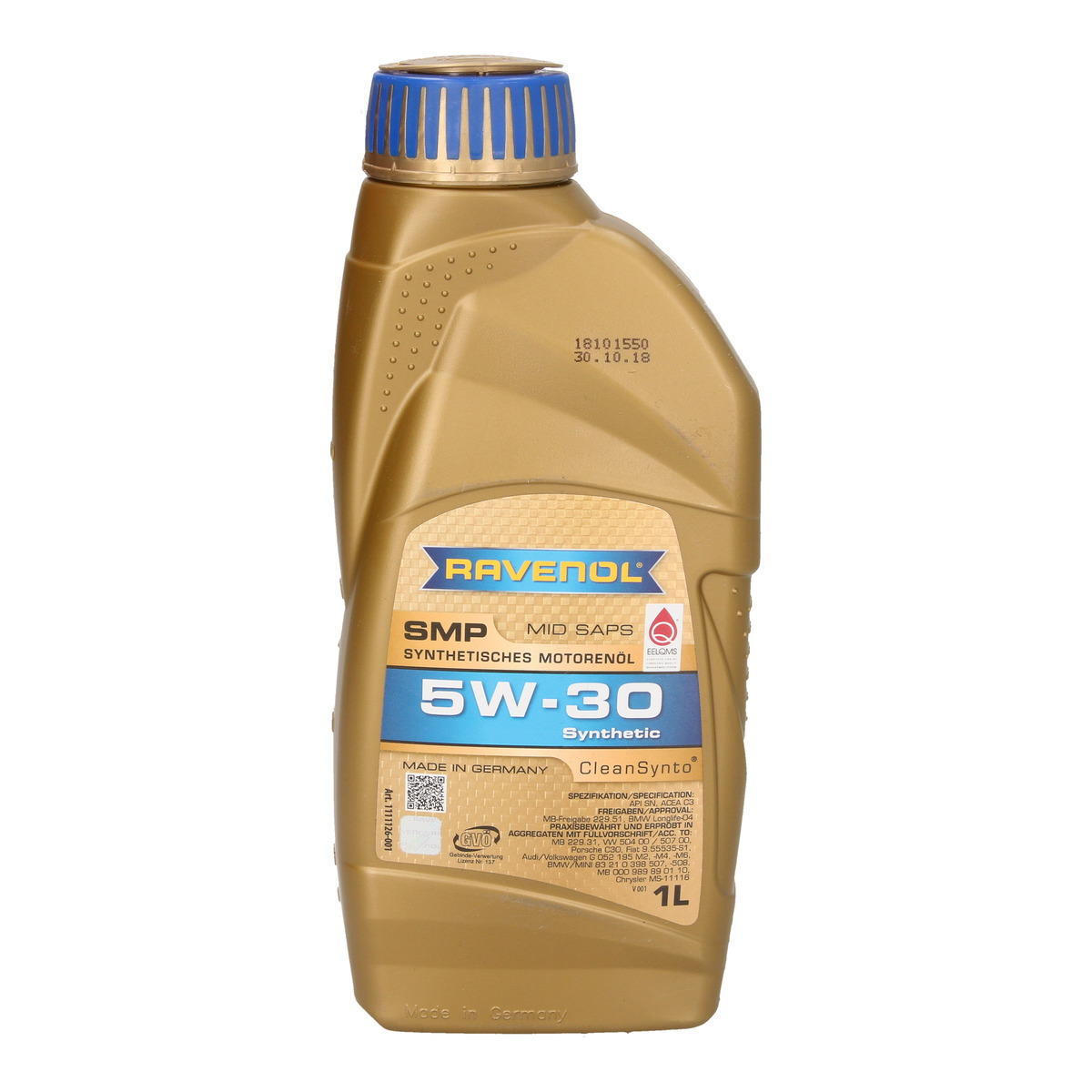 Моторна олива Cleansynto (1L) ,API SN, ACEA C3, BMW 8321 0398 507, BMW 8321 0398 508, BMW LL-04, CHRYSLER MS-11106, FIAT 9.55535 S1, MB 000989890110, MB 229.31, MB 229.51, PORSCHE C30, STELLANTIS FPW фото 3