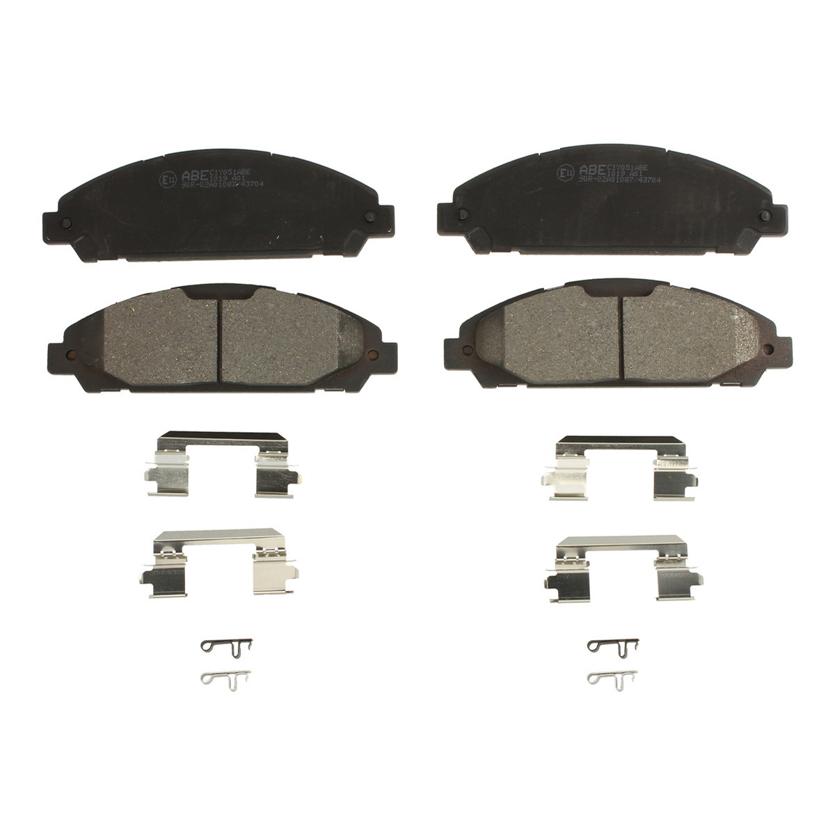 Комплект гальмівних колодок передн , FORD USA MUSTANG 2.3/3.7/5.0 02.14-