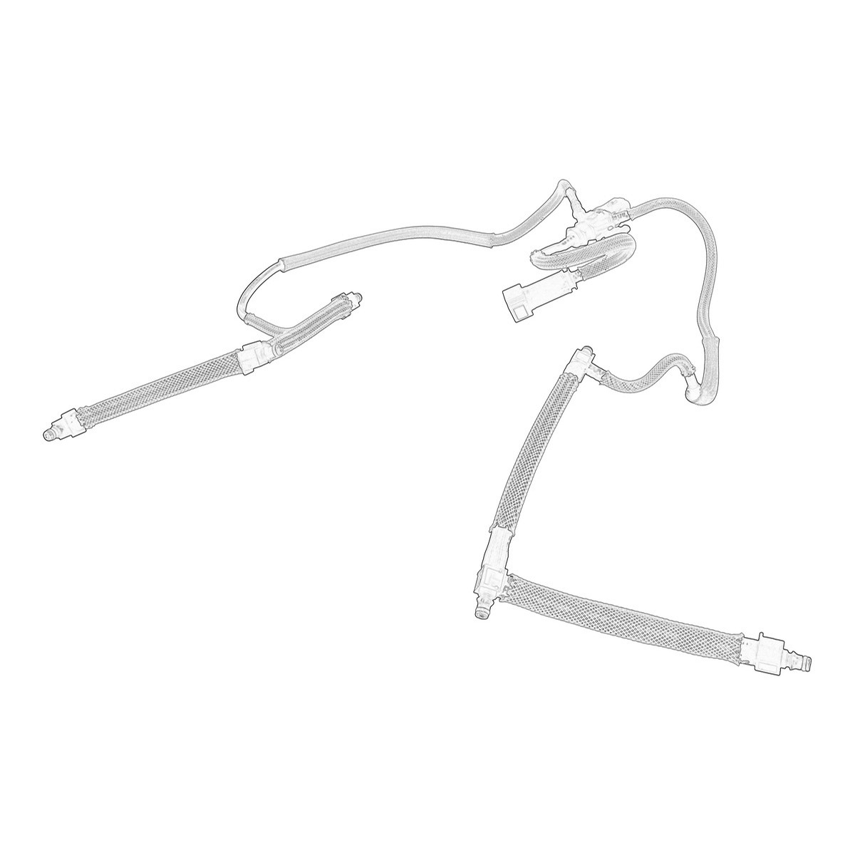 Трубка переливу палива CITROEN C5 III, C6, PEUGEOT 407, 607 2.7D/3.0D 12.04-