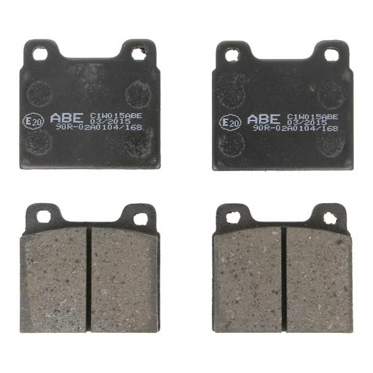 Комплект гальмівних колодок передн , MERCEDES /8 (W114), /8 (W115), ALFA ROMEO SPIDER, OPEL ASTRA J, PORSCHE 911, VW TRANSPORTER T2, TRANSPORTER T3 1.6-3.0 08.67-10.15