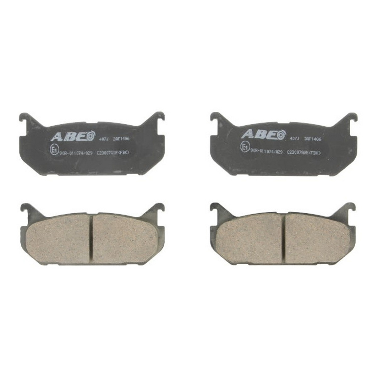 Комплект гальмівних колодок задн , FORD USA PROBE II, MAZDA 323 S VI, 626 III, 626 IV, MX-6, XEDOS 6 1.6-2.5 11.87-02.01