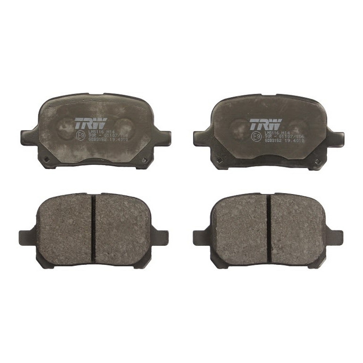 Комплект гальмівних колодок передн , LEXUS ES, RX, TOYOTA CAMRY, GAIA, HARRIER, MARK II, NADIA, PREVIA II, SOLARA, WINDOM 2.0-3.0 09.91-02.06