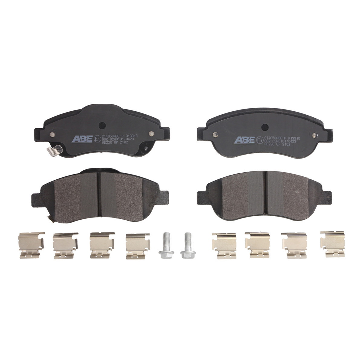 Комплект гальмівних колодок передн , HONDA ACCORD IV, ACCORD IX, ACCORD V, ACCORD VI, ACCORD VII, ACCORD VIII, CIVIC VIII, CR-V I, CR-V II, CR-V III, CR-V IV, CR-V V, CR-Z, ELEMENT 1.3-3.7 09.89- фото 2