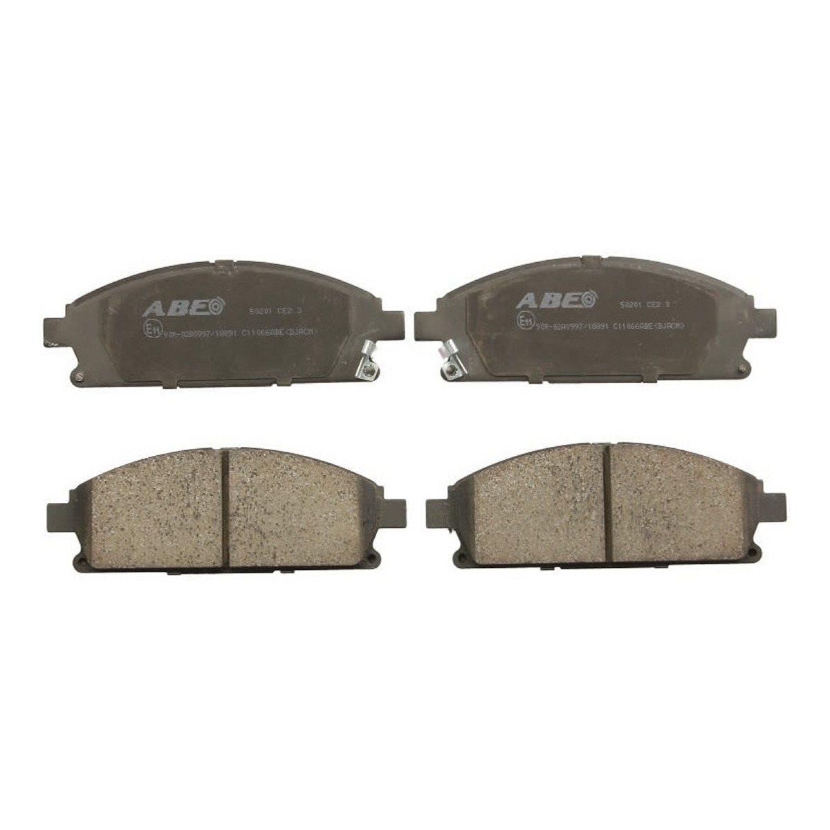 Комплект гальмівних колодок передн , ACURA MDX, HONDA CR-Z, INFINITI Q45 I, Q45 II, QX4, NISSAN CARAVAN, PATHFINDER II, QUEST, SERENA, TERRANO II, X-TRAIL I 1.5H-4.1 10.92-