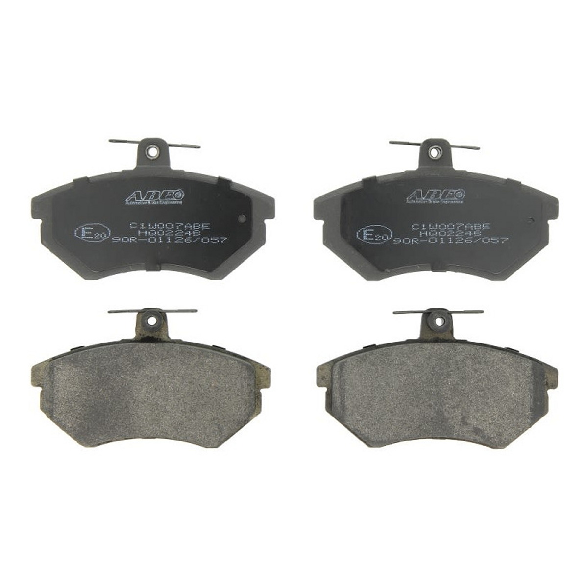 Комплект гальмівних колодок передн , AUDI A4 B6, SEAT CORDOBA, IBIZA II, IBIZA IV, IBIZA IV SC, INCA, TOLEDO I, VW CADDY, CADDY II, CADDY III, CORRADO, GOLF II, GOLF III, GOLF IV 1.4-2.2 01.81-