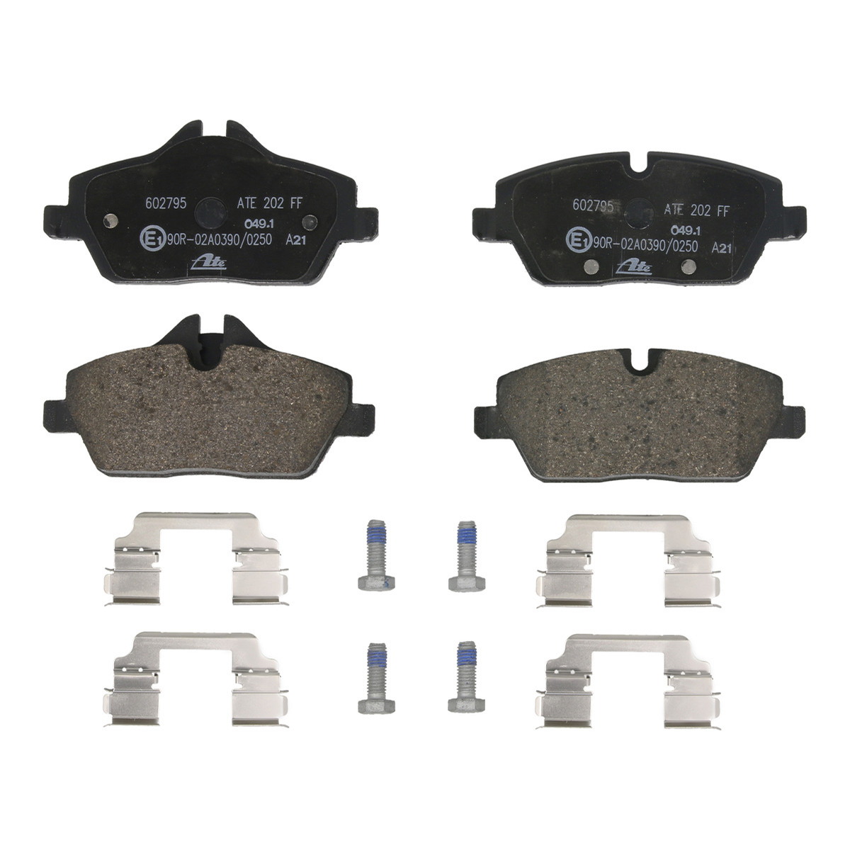 Комплект гальмівних колодок передн , BMW 1 (E81), 1 (E82), 1 (E87), 1 (E88), 2 (F45), MINI (F55), (F56), (F57), (R56), (R57), (R58), (R59), CLUBMAN (F54), CLUBMAN (R55) 1.2-Electric 06.04- фото 4