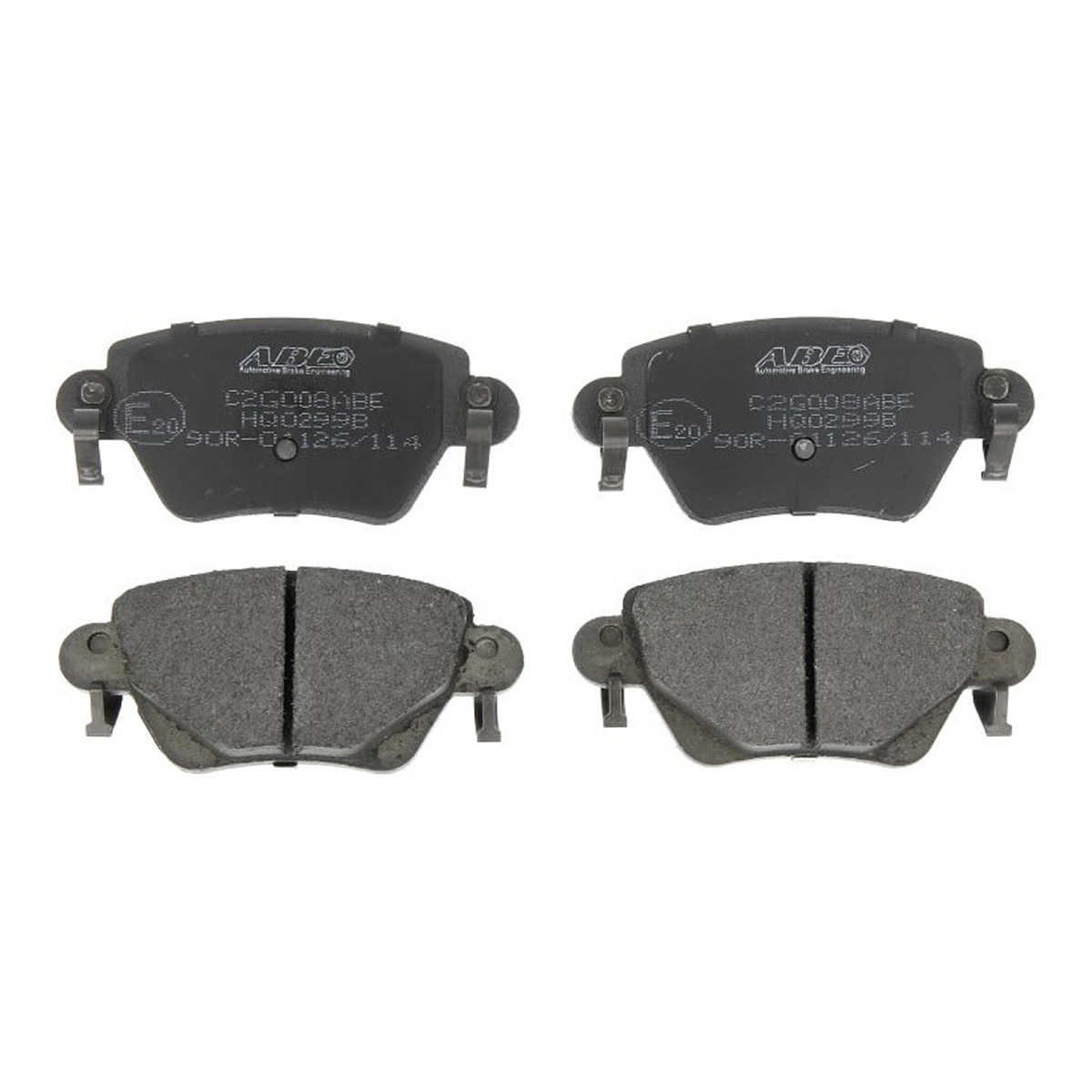 Комплект гальмівних колодок задн , ALFA ROMEO 159, FORD COUGAR, MONDEO III, JAGUAR S-TYPE II, X-TYPE I, RENAULT KANGOO, KANGOO EXPRESS 1.0-4.0 09.99-