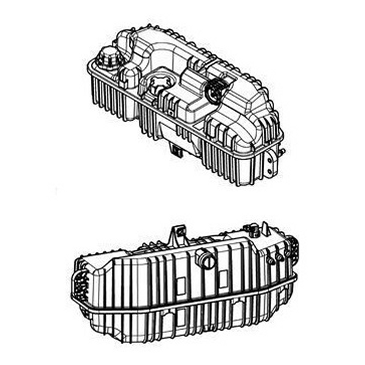 Розширювальний бачок охолоджуючої рідини EURO 6 MERCEDES ACTROS MP4 / MP5, ANTOS, AROCS 471.943-OM936.916 07.11- фото 4