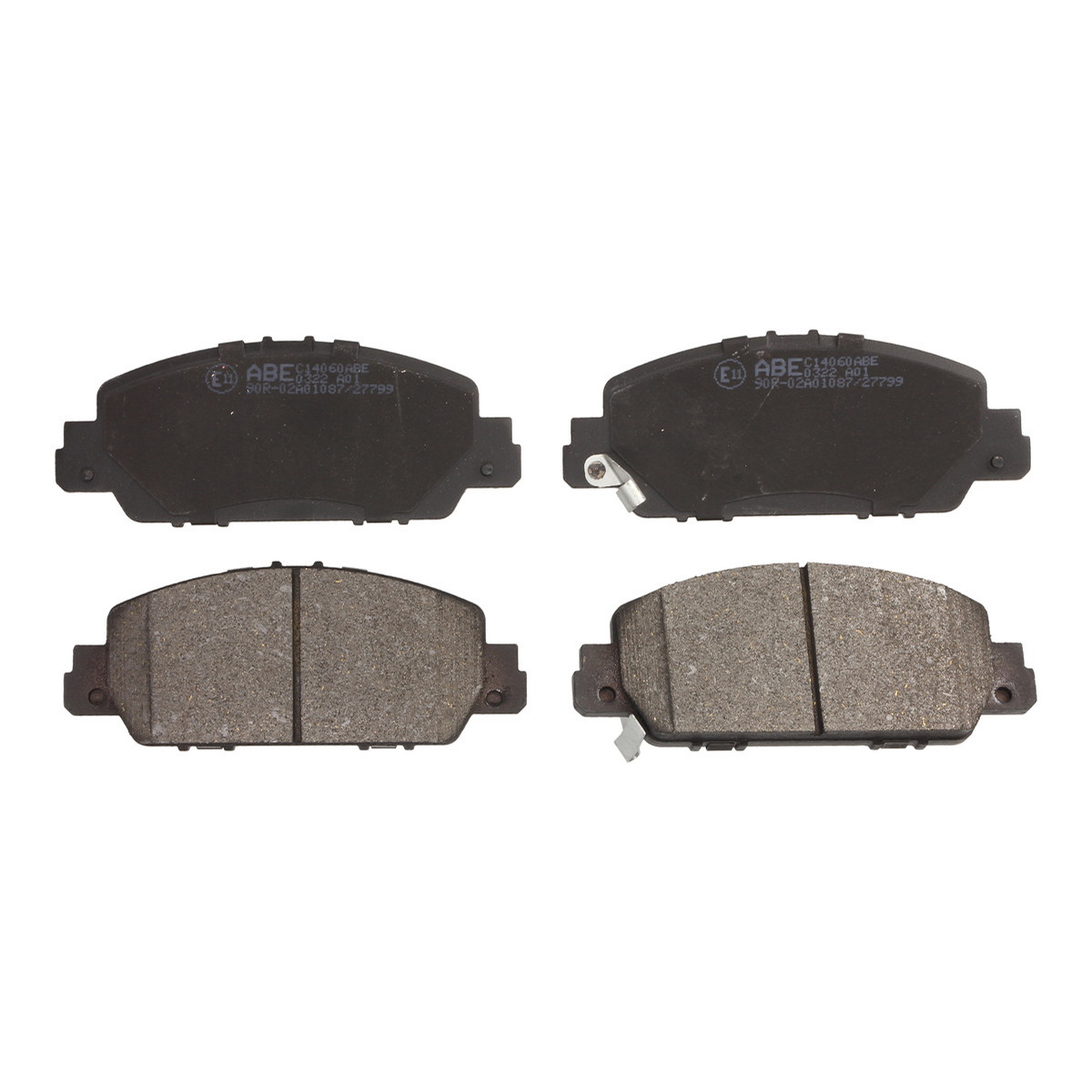 Комплект гальмівних колодок передн , HONDA ACCORD IX, CIVIC IX, HR-V 1.5-3.5 09.12-