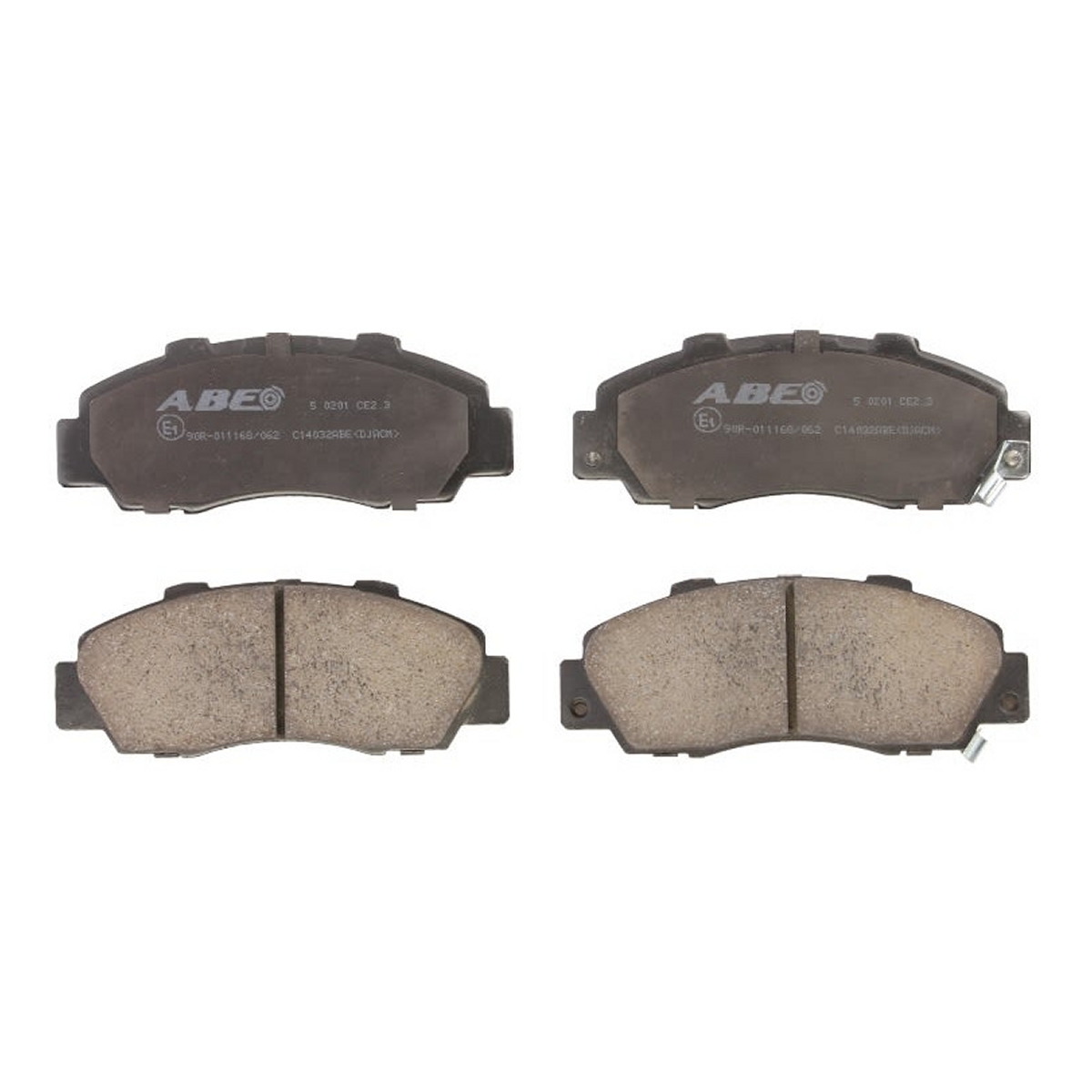 Комплект гальмівних колодок передн , ACURA LEGEND, LEGEND II, NSX, NSX TARGA, HONDA ACCORD IV, ACCORD V, ACCORD VI, ACCORD VII, CIVIC VI, CR-V I, CROSSROAD, HR-V, INTEGRA 1.6-3.7 01.87-