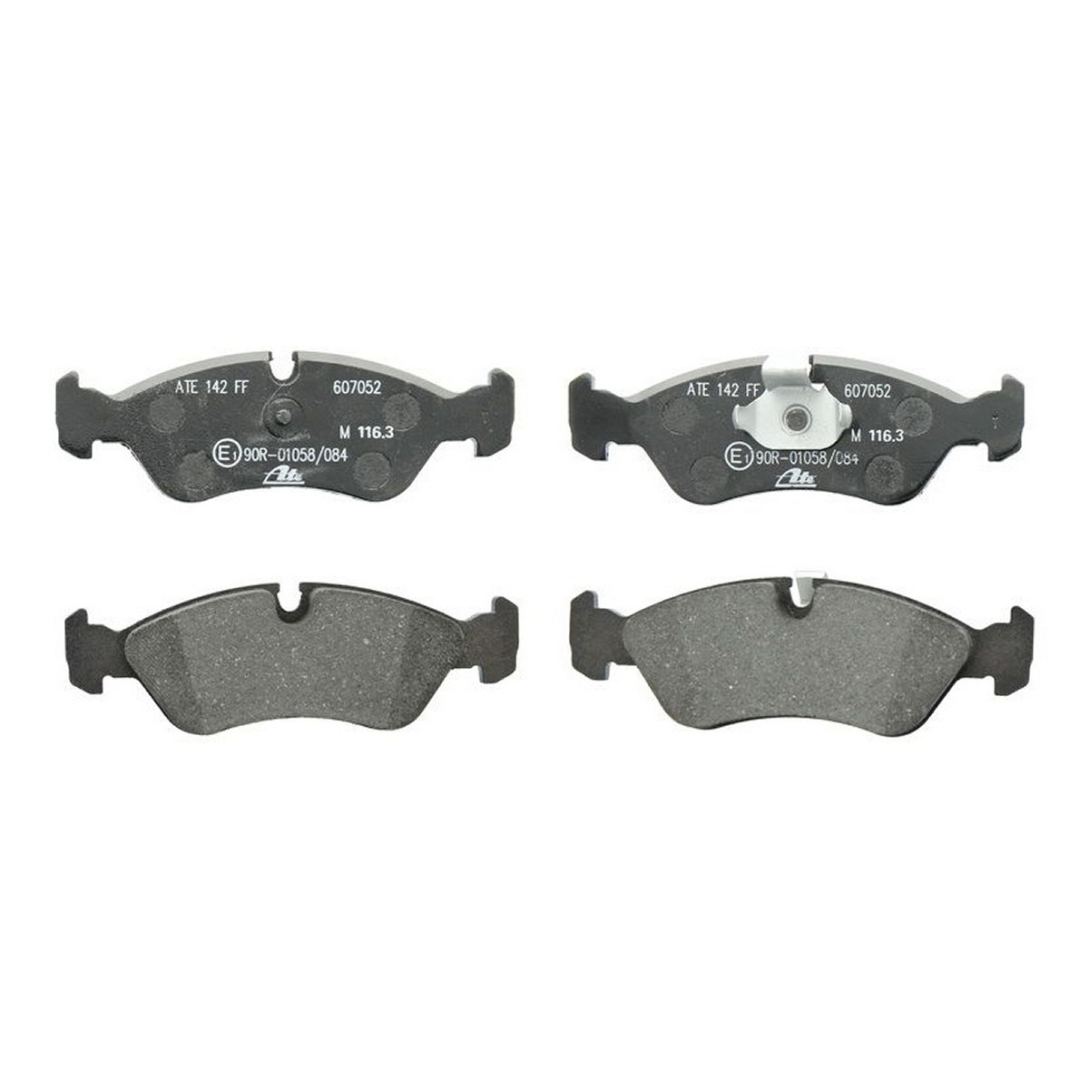 Комплект гальмівних колодок передн , DAEWOO ARANOS, CIELO, ESPERO, LANOS, NEXIA, OPEL ASCONA C, ASTRA F, ASTRA F CLASSIC, CALIBRA A, KADETT E, OMEGA A, VECTRA A, VECTRA B 1.4-2.4 08.84-