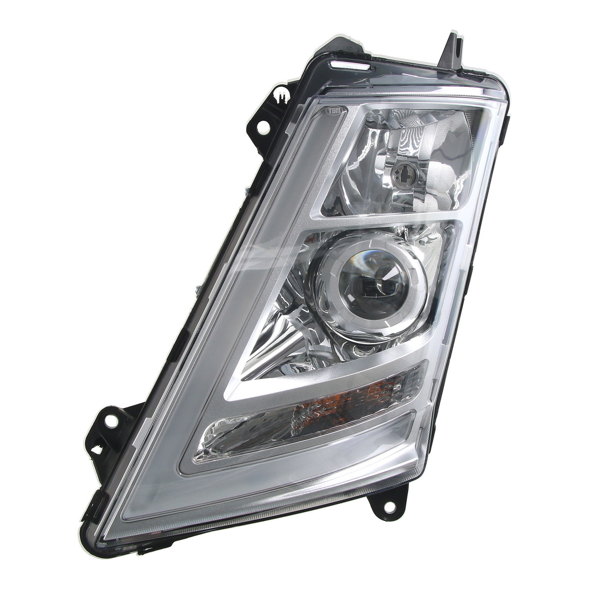 Фара лів (D1S/H1/LED/PY21W, ручн, колір відбивача: хром, колір повороту: прозор) VOLVO FH II 01.12- фото 3
