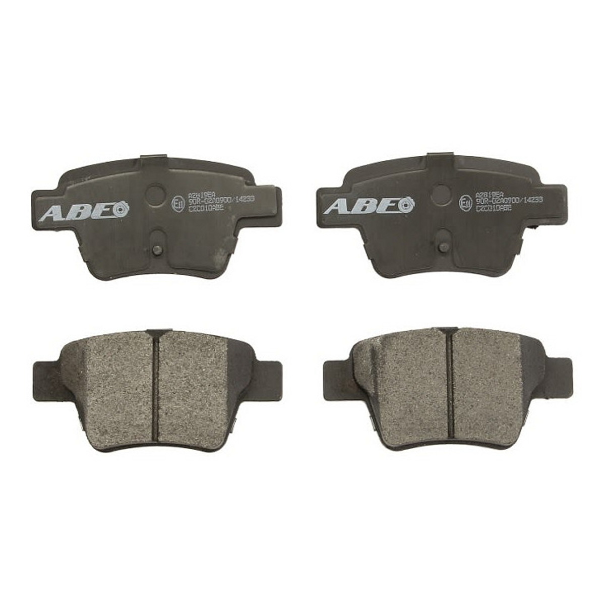 Комплект гальмівних колодок задн , CITROEN C4, C4 GRAND PICASSO I, C4 I, C4 PICASSO I, PEUGEOT 207, 307, 405 I, 408, PARTNER, PARTNER TEPEE 1.4-2.0D 07.88-