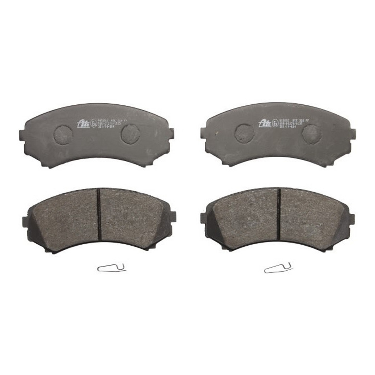 Комплект гальмівних колодок передн , MITSUBISHI ECLIPSE III, ENDEAVOR, GRANDIS, PAJERO CLASSIC, PAJERO II, PAJERO III, PAJERO IV, PAJERO SPORT I, PAJERO SPORT II, PROUDIA/DIGNITY 2.0D-4.5 08.98- фото 4