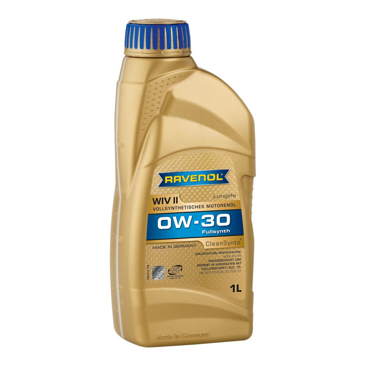 Моторна олива Cleansynto (4L) 0W30 , ACEA A5, B5, VW 503.00, VW 506.00, VW 506.01 фото 5