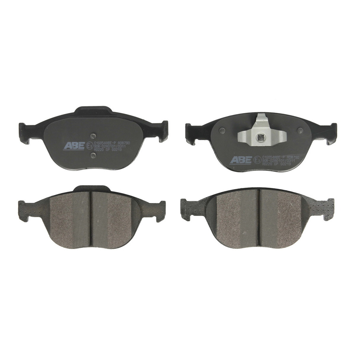 Комплект гальмівних колодок передн , FORD C-MAX II, ECOSPORT, FIESTA, FIESTA IV, FIESTA V, FOCUS I, FOCUS II, FOCUS III, KA, PUMA, STREET KA, TOURNEO CONNECT, TRANSIT CONNECT 1.3-2.0 08.95-