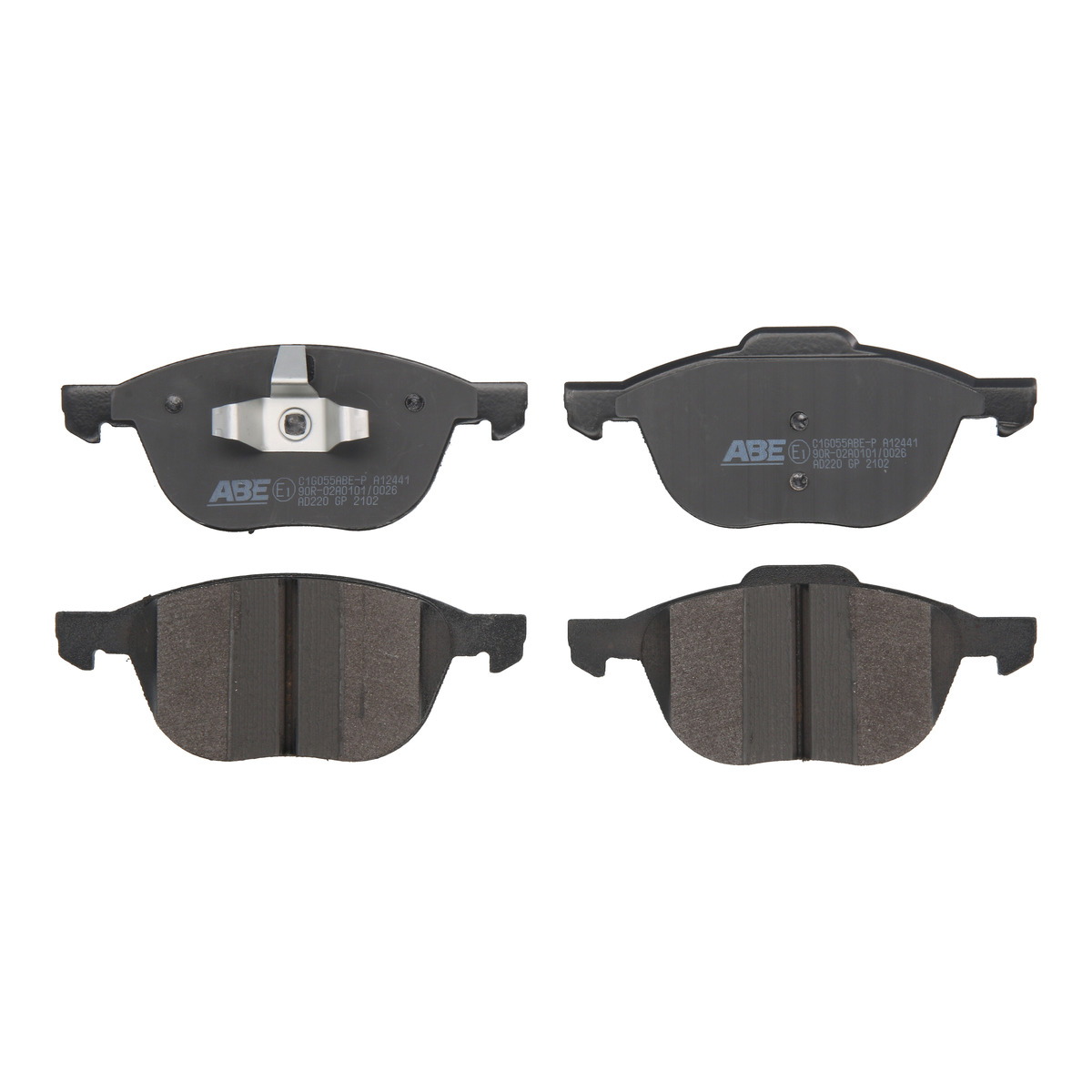Комплект гальмівних колодок передн , VOLVO C30, C70 I, C70 II, S40 II, V40, V50, FORD C-MAX, C-MAX II, ECOSPORT, FOCUS C-MAX, FOCUS II, FOCUS III, GRAND C-MAX, KUGA I, KUGA II 1.0-Electric 03.97-