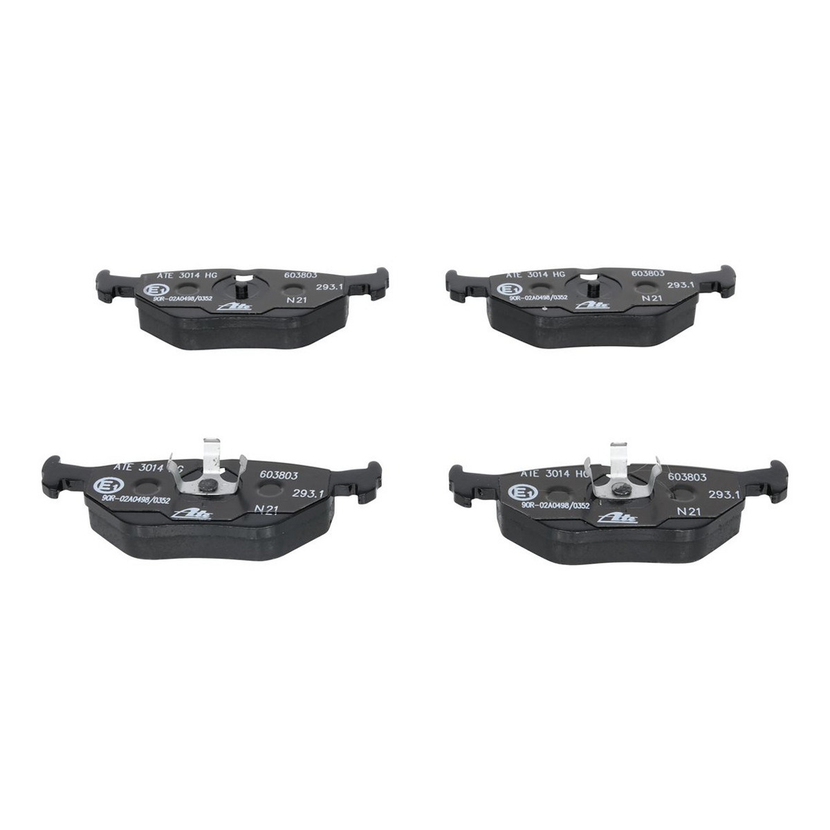 Комплект гальмівних колодок задн , BMW 3 (E30), 3 (E36), 5 (E34), 7 (E32), Z1, Z3 (E36) 1.6-5.0 03.85-06.03