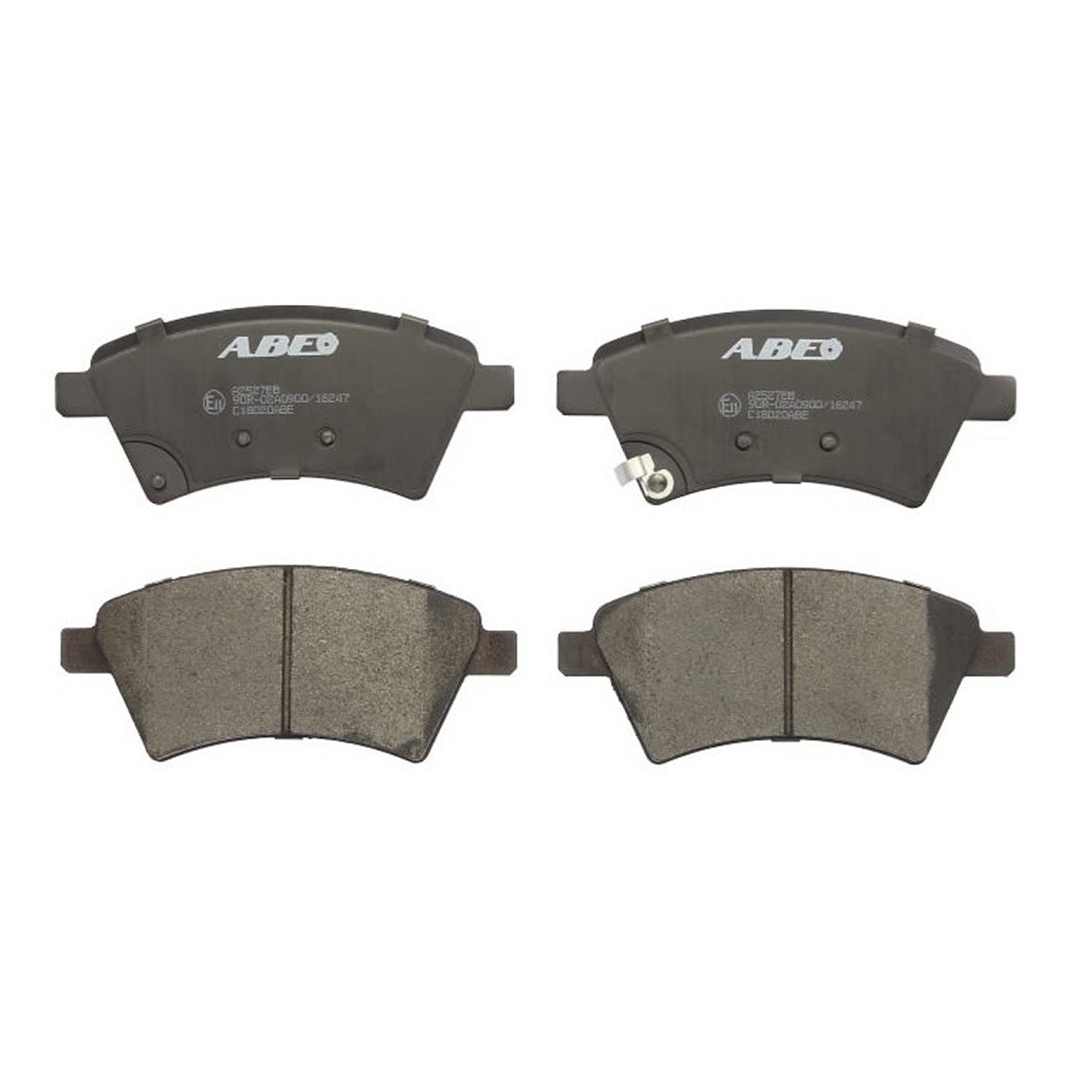 Комплект гальмівних колодок передн , FIAT SEDICI, NISSAN JUKE, TIIDA, RENAULT LATITUDE, SUZUKI SX4 1.5-2.0D 05.04-